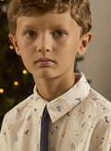 Chemise Noël LEDAPAGE / 24H3PGT2CHM001
