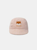 Casquette rayée MARICHARD / 25E4BGP1CHAI814