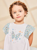 Chemise de nuit rose à imprimé papillons FLODETTE / 23E5PF32CHN328