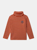 Sous-pull Rayé Orange LARAYAGE / 24H3PGR1SPL400