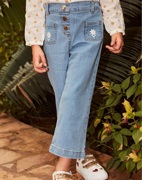Jean wide legs bleu FADYETTE / 23E2PF81PANP272