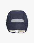 Bonnet en twill à motif animal au ski bleu marine DESURFAGE / 22H4PGN1BON703