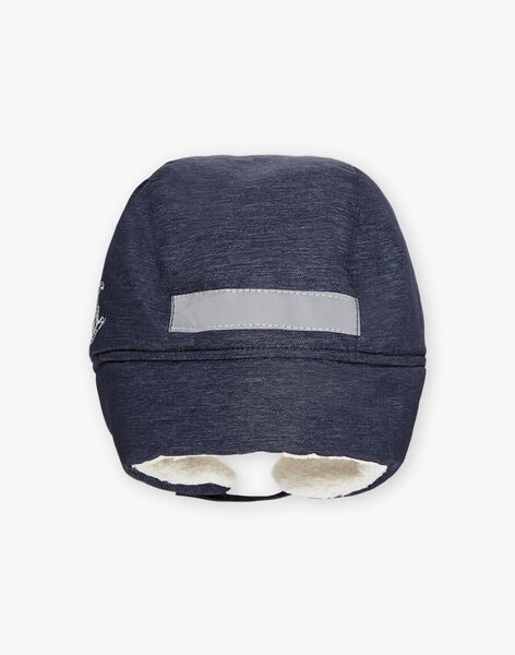Bonnet en twill à motif animal au ski bleu marine DESURFAGE / 22H4PGN1BON703