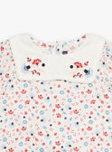 Blouse écru fleuri FALALOU / 23E1BFC1CHE001