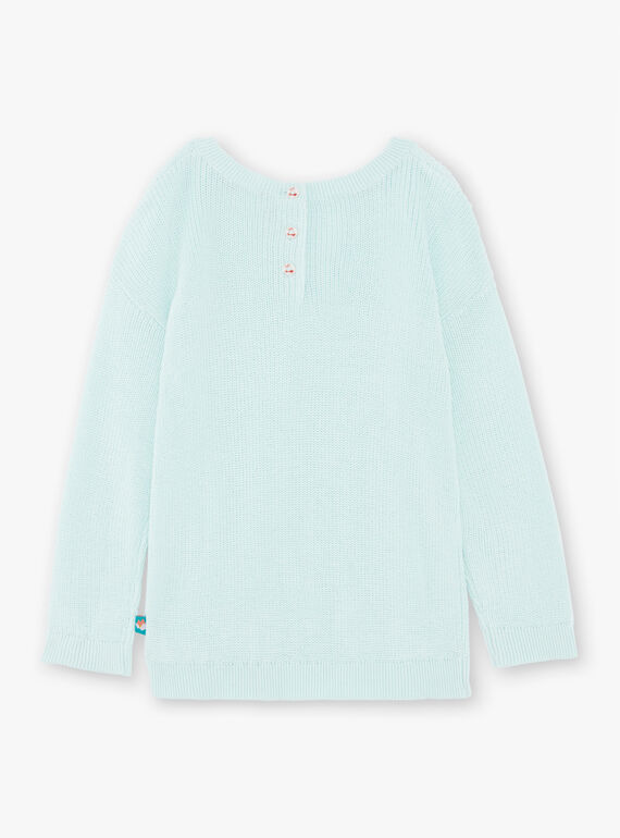 Pull vert maille perlée ZEPULETTE / 21E2PFI1PUL629