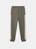 Jogging Kaki et Blanc MMACHIFAGE / 25E3PG52JGBG600