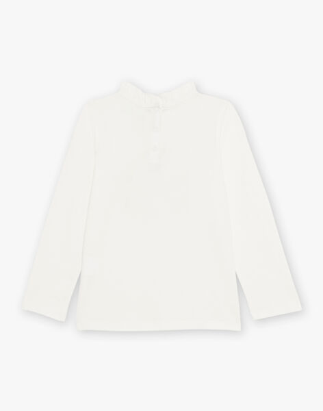 T-shirt écru à motifs fleurs et renards DIASOPETTE / 22H2PFY1TML001