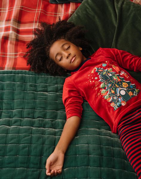 Pyjama de Noël en velours thème sapin DODILAGE / 22H5PG72PYJF528