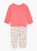 Ensemble pyjama rose en molleton graté KECHARLIE / 24E5BF51PYJ308