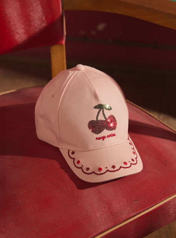 casquette cerises à sequins MOKASKETTE / 25E4PFJ1CHAD317