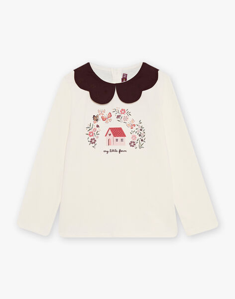 Tee Shirt Manches Longues Blanc DUVETETTE / 22H2PFR1TML632