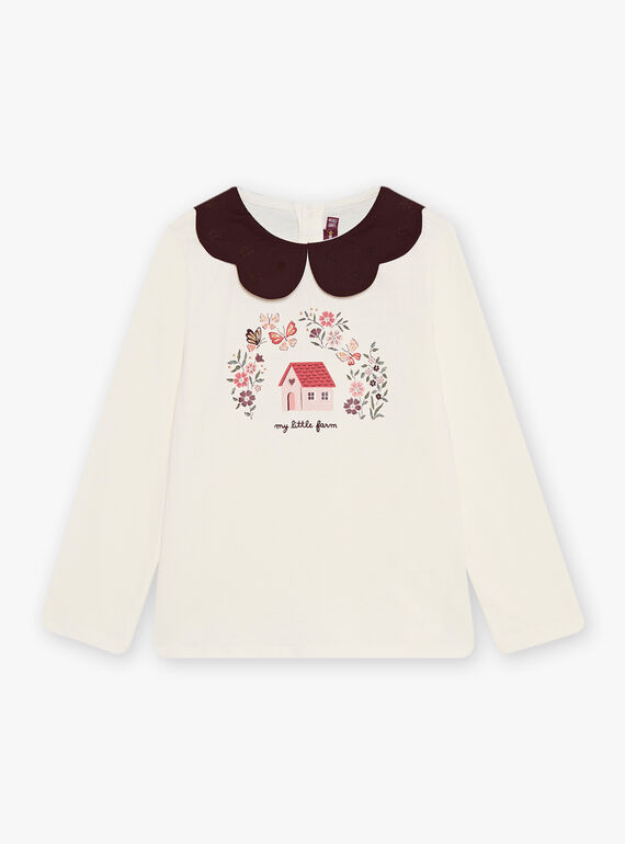 Tee Shirt Manches Longues Blanc DUVETETTE / 22H2PFR1TML632