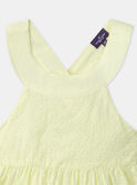 Robe Bain de Soleil Jaune Pâle  KLIBROETTE / 24E2PFR2ROB103