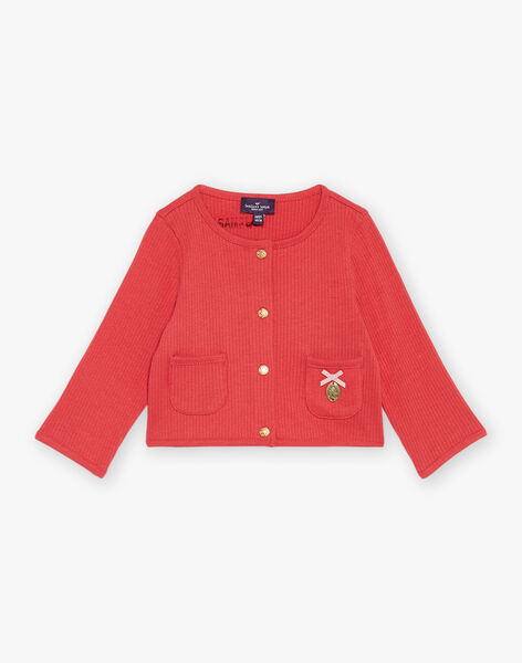 Gilet coquelicot à manches longues FAWINNIE / 23E1BFQ1CARF505