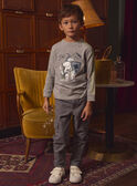 T-shirt Gris Chevalier  LADOUBAGE / 24H3PGQ1TMLJ920