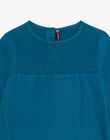 T-shirt à manches longues bleu canard DYFUETTE / 22H2PFU2TML714