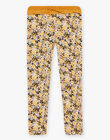 Legging à imprimé fleuri jaune DEFLETTE / 22H4PFD1CALC214