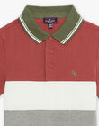 Polo colorblock avec dinosaure FRIPLAGE1 / 23E3PGD1POL628