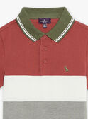 Polo colorblock avec dinosaure FRIPLAGE1 / 23E3PGD1POL628