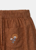 Jupe short broderie anglaise MLORUPETTE / 25E2PFP1JPSI814