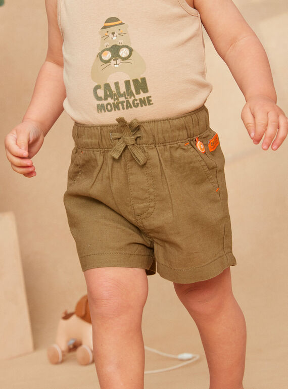 Short vert avec poches KATIAGO / 24E1BGO1SHO633