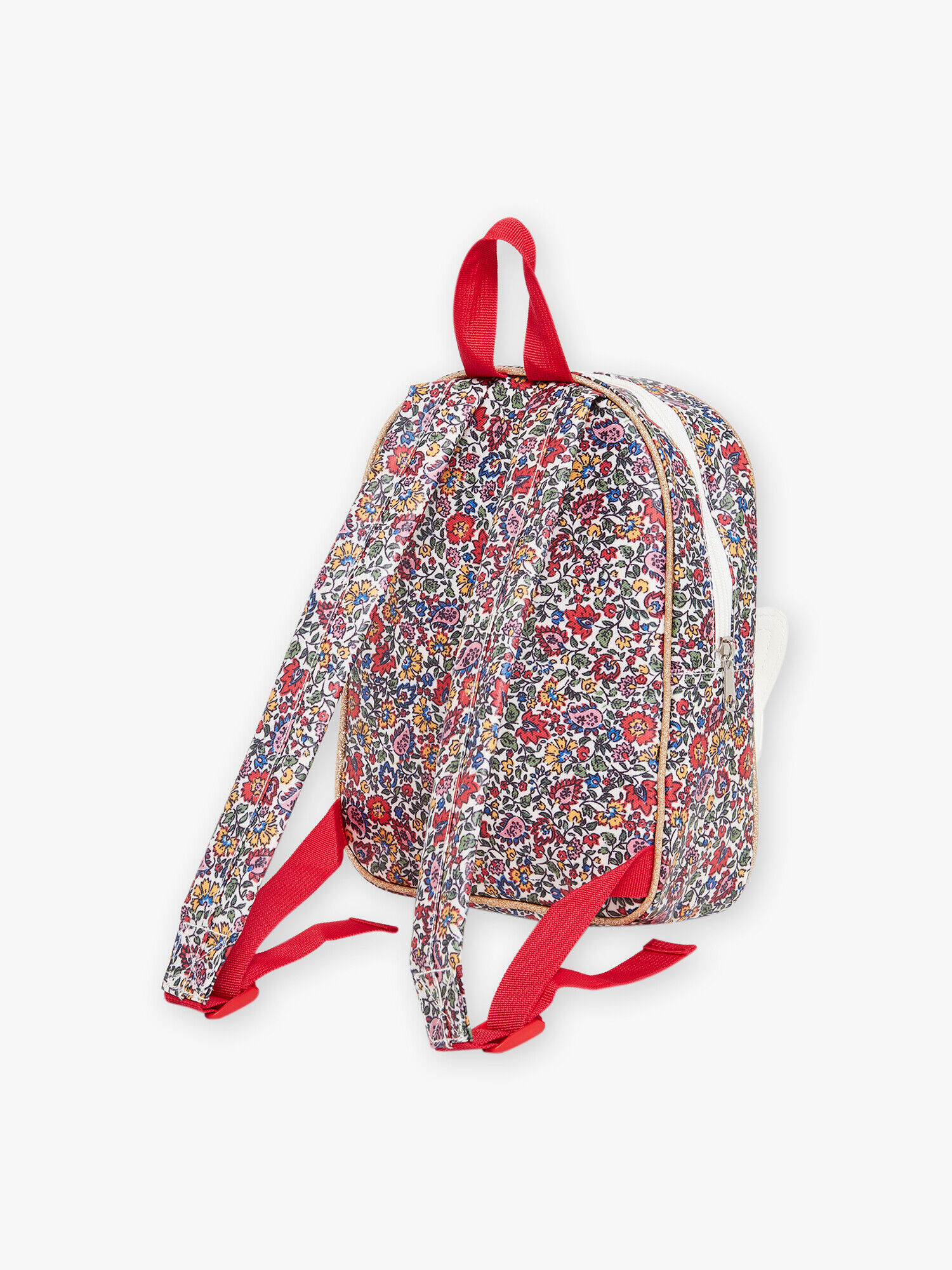 Sac dos imprim fleuri et animation chat en canvas