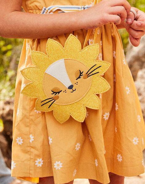 Sac bandoulière lion jaune FASAKETTE / 23E4PF81BESB105
