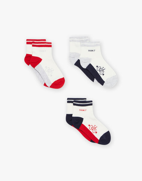 Lot de 3 chaussettes basses assorties FRIPIAGE / 23E4PGJ2LC3001