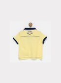Polo jaune NAEDUSTIN / 18E1BGF1POL010