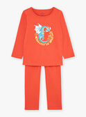 Ensemble pyjama rouge à motif Dragon Chevalier du Feu KUIMAGE 3 / 24E5PG73PYTE406
