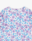 Blouse en satin de coton fleuri DAALEXIA / 22H1BF51CHE001