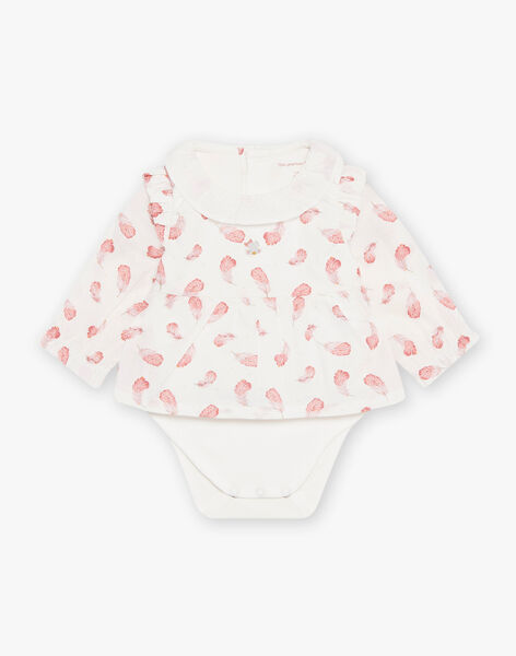 Ensemble body-blouse, legging et chaussettes bébé fille DOLORES / 22H0CFH1ENS307