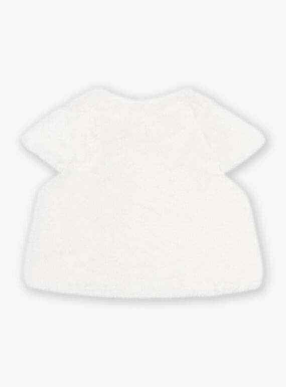 Gilet sans manches en fourrure synthétique écru DAVALERIE / 22H1BF61CSM005