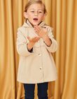 Manteau à capuche café au lait DRAPETTE / 22H2PFG1IMPI820