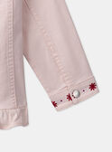 Veste en jean rose MOJACKETTE / 25E2PFJ1VESD317