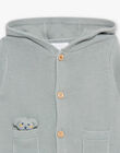 Gilet epais en mailles vert d'eau DADEAN / 22H1BGD2GIL631