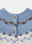 Pull jacquard fleurs LAROSE / 24H1BFS1PULA011