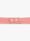 Bandeau vieux rose uni à papillon FAILISE / 23E4BFD1BAND318