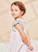 Chemise de nuit rose à imprimé papillons FLODETTE / 23E5PF32CHN328