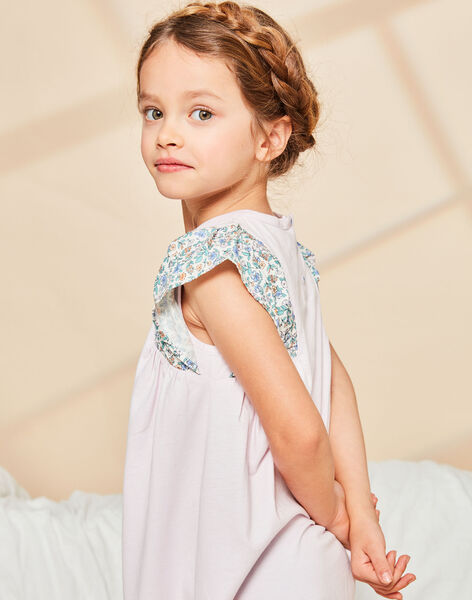 Chemise de nuit rose à imprimé papillons FLODETTE / 23E5PF32CHN328