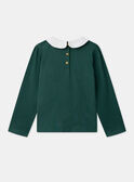 Tee Shirt Manches Longues Vert LYCOLETTE / 24H2PFO1TMLG618