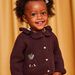 Gilet en tricot prune