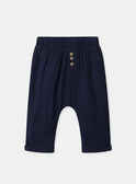 Pantalon bleu marine Bébé Garçon NAISAAC / 25H1BGP1PAN070