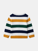 Gilet rayé patchs animaux  LAMATHIAS / 24H1BGO1GIL107