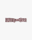 Bandeau à imprimé fleuri bordeaux DAKOKO / 22H4BFR1BAN709