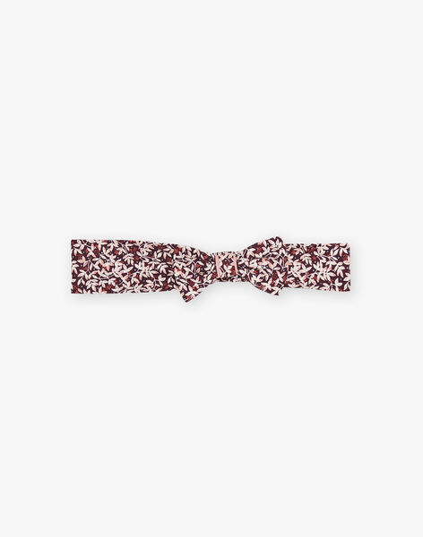 Bandeau à imprimé fleuri bordeaux DAKOKO / 22H4BFR1BAN709