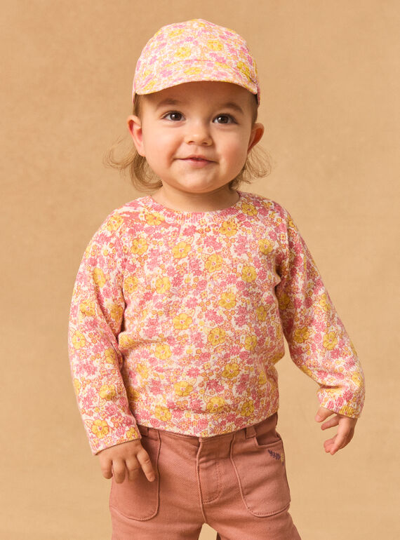 Pull imprimé fleuri MANADINE / 25E1BFK1PUL001