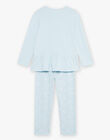 Pyjama bleu à motifs licornes DOULIETTE / 22H5PF23PYJ222