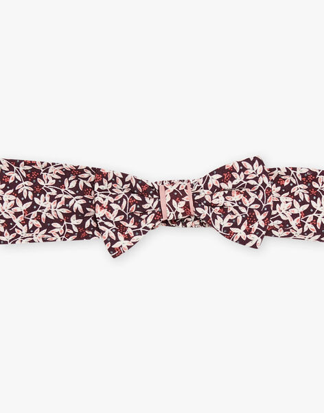Bandeau à imprimé fleuri bordeaux DAKOKO / 22H4BFR1BAN709