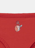Lot de 5 culottes Fraise MLIVETTE / 25E5PF41SLR301